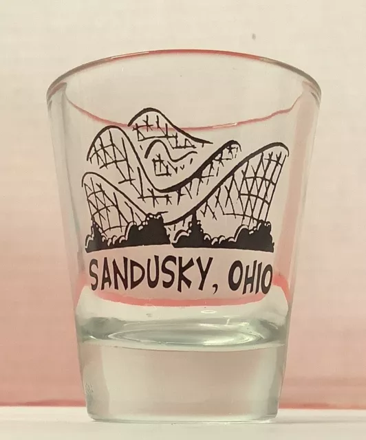 Cedar Point Sandusky Ohio Shot Glass Roller Coaster