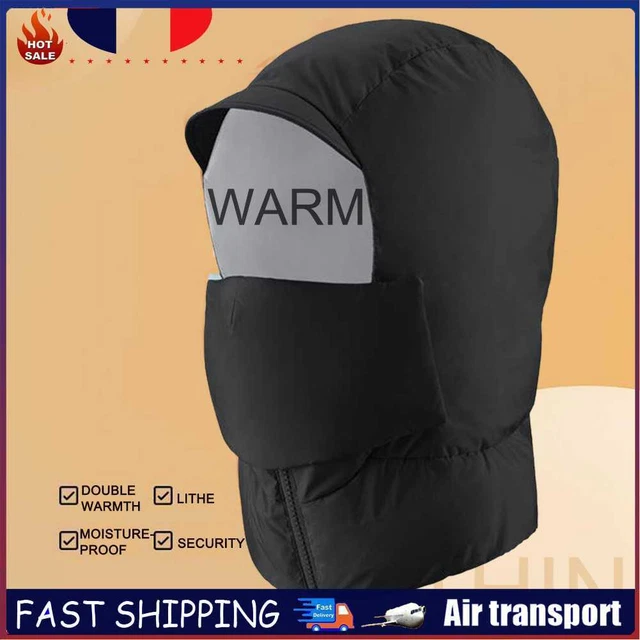 Cycling Caps Windproof Winter Headgear for Bike Motorcycle Riding (Black)