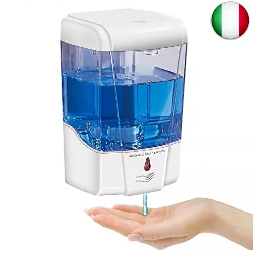 GERUIKE Dispenser di Sapone Automatico Bagno e Cucina Dispenser di Sapone