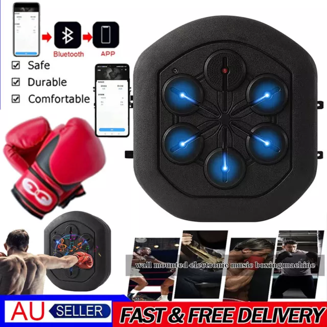 Music Bluetooth Boxing Machine Boxing Machine for Wall Mounting, Boxing  Equipment Strength Tester with Music, Punch Bag Training Device