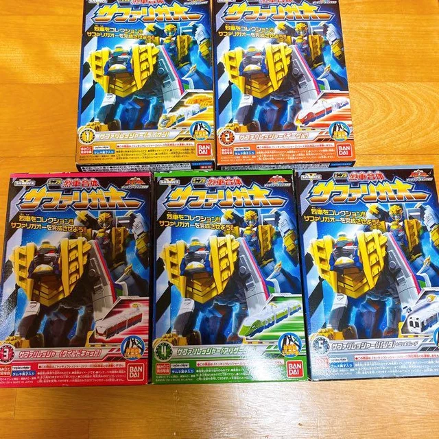 Power Rangers Toqer POWER RANGERS RESSHA Sentai ToQger Minipla Safari Gaoh 5set Bundle Bulk ...
