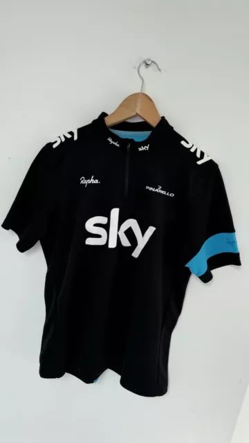 Team Sky Rapha UK Bradley Wiggins 2012 Supporters Cycling Jersey Pinarello Large