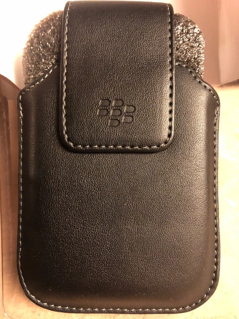 OEM New In Pkg Black Leather Pocket Pouch Case Cover for Blackberry Storm