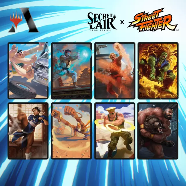 Secret Lair x Street Fighter Foil Edition - MTG Arena Redemption ARENA CODE