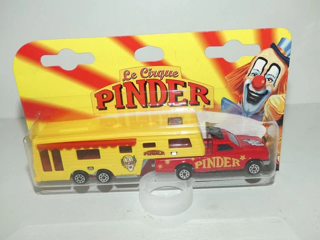 Miniature Camion 4x2 avec caravane Bar-Créperie Jean Richard PINDER IXO