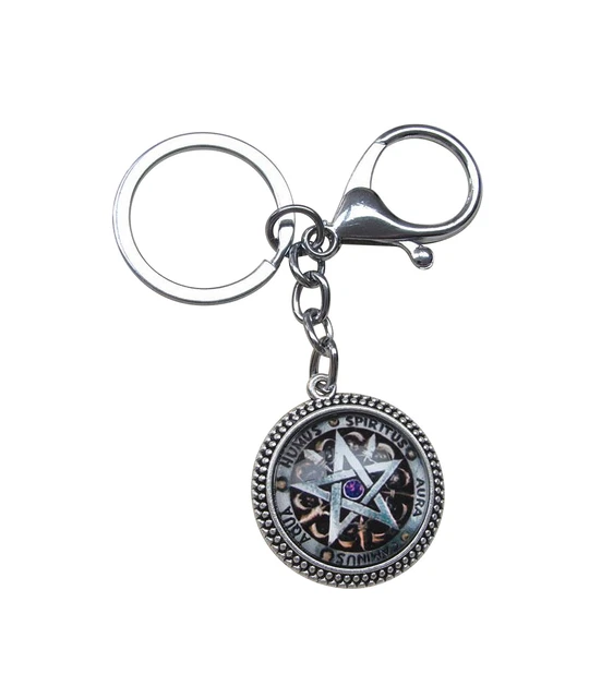 Porte-clés Chevalier Templier En Acier - Bijou De Sac, Thème Protection - Neuf, France