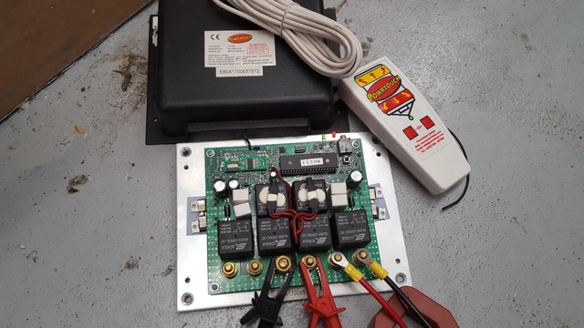 Power Touch Control Module POWRTOUCH MOTOR MOVER PCB + Handset Electronics Circuit Board Remote ...