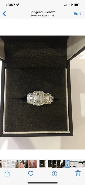 Ernest jones on sale aquamarine ring
