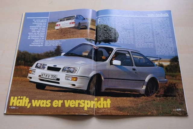 Rallye Racing 2357) Ford Sierra RS Cosworth mit 204PS im TEST auf 4 Seiten