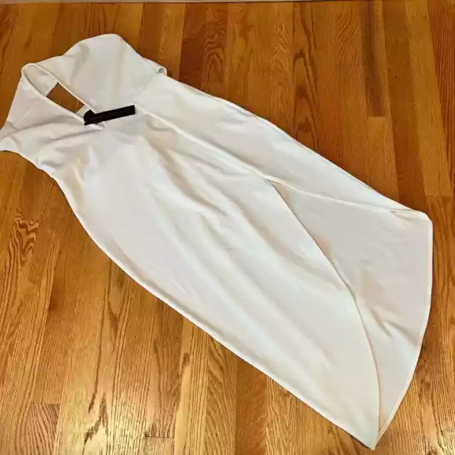 New Revolve x House of Harlow White Fitted Dress Slit White Size L