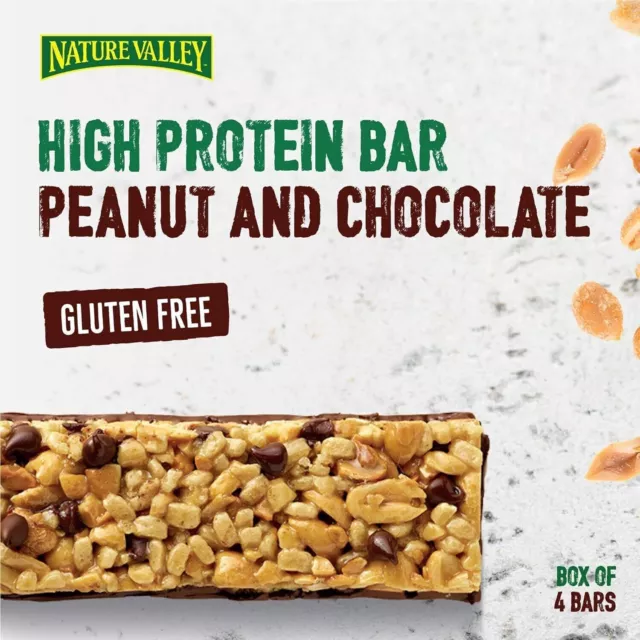 NATURE VALLEY Protein Bar Box of 4 Bars, Chocolate Peanut Butter Free Shipping 2