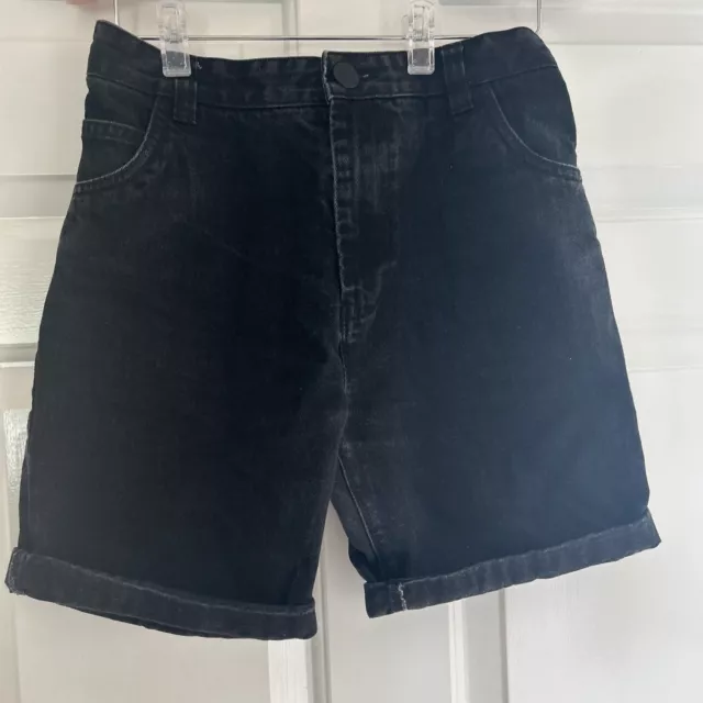 Next Boys Black Denim Shorts Age 13years.