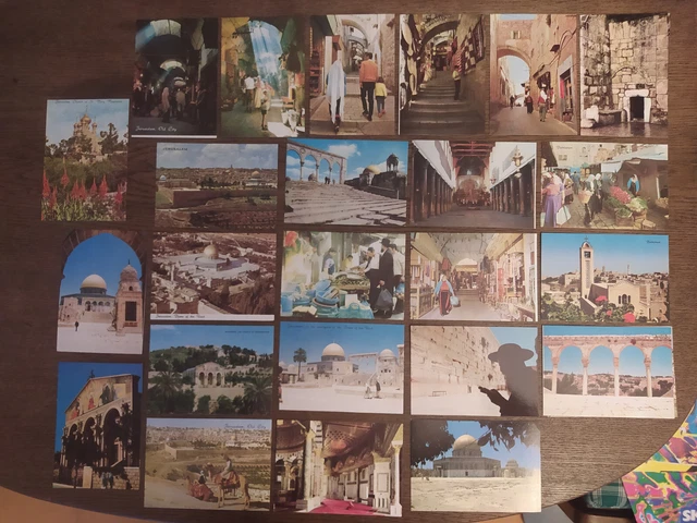 Cartoline Post Card Varie Jerusalem Bethlehem Non Viaggiate Vintage