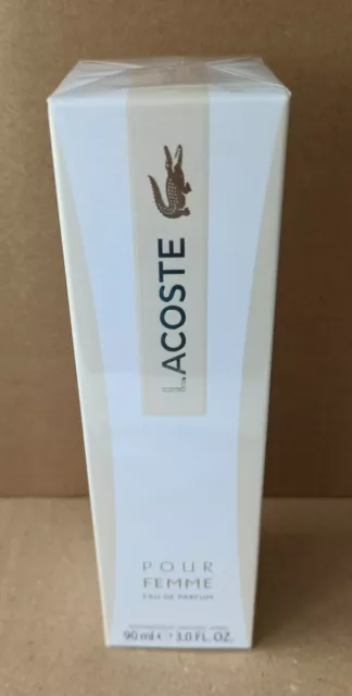 LACÔSTE POUR FEMME - EAU DE PARFUM VAPORISATEUR de 90ml NEUF / BLISTER