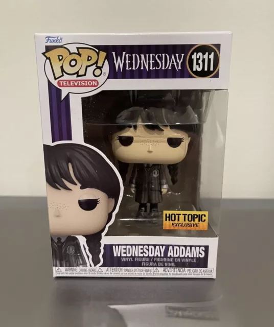 Funko Pop! Netflix Wednesday Addams #1311 Metallic Hot Topic Exclusive