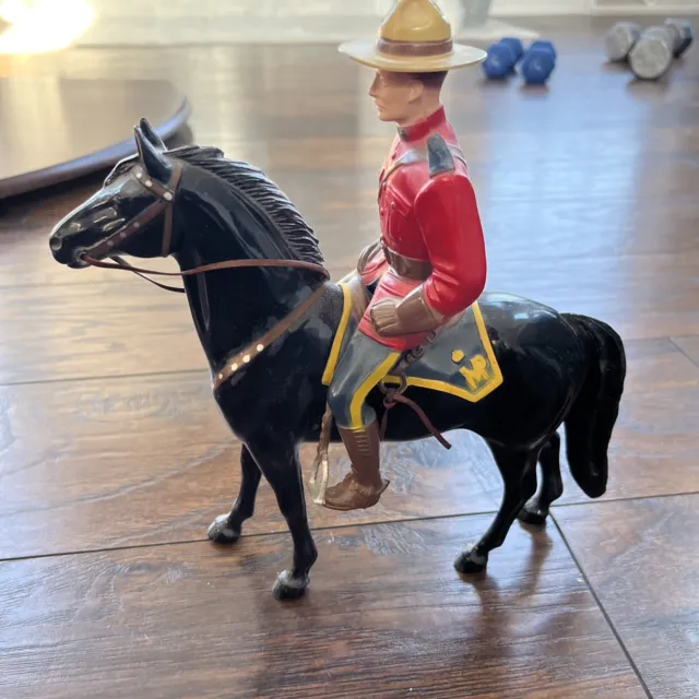 1950's Sargeant Lance O'Rourke Canadian Mountie Hartland Statue