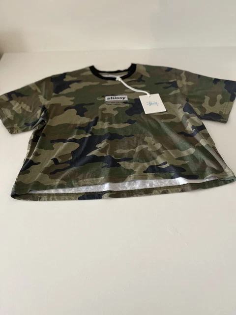 Stussy Camo Crop T-Shirt