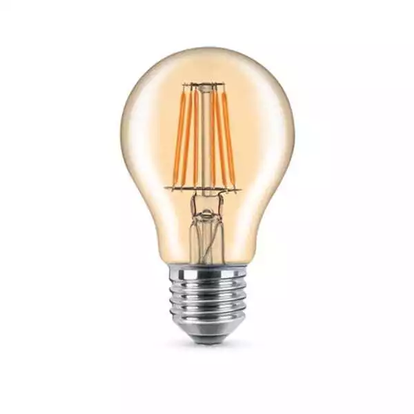 Lampadina LED Filament Gold Vintage Bulb 8W Equivalente a 70W E27