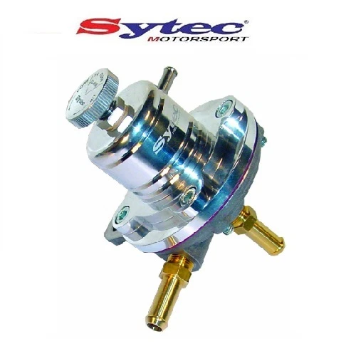SYTEC 1:1 SAR Adjustable 1-5 BAR Fuel Pressure Regulator Blue -6 AN6 Fittings Made In Italy
