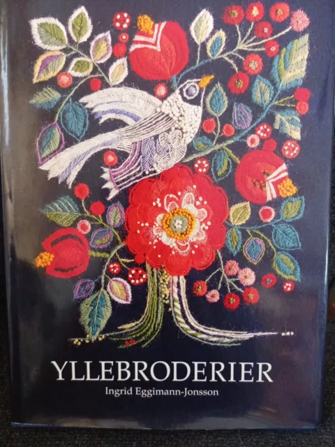 Bordado de Ylle. Libro de bordado vintage. Suecia. Raro. En sueco