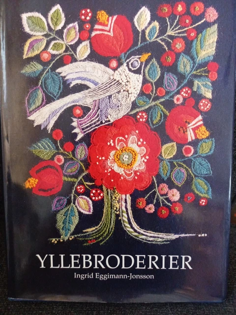 Bordado de Ylle. Libro de bordado vintage. Suecia. Raro. En sueco