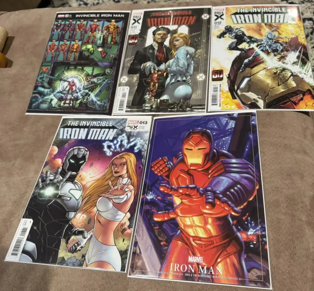 The Invincible Iron-Man Issues #10-14 (2023) First Prints W/Rare Variants