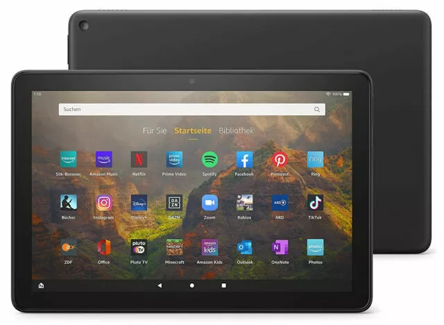 Amazon Fire HD 10, 11 Generat. Wi-Fi, 10,1 Zoll 64KB Schwarz mit Werbung NEU/OVP