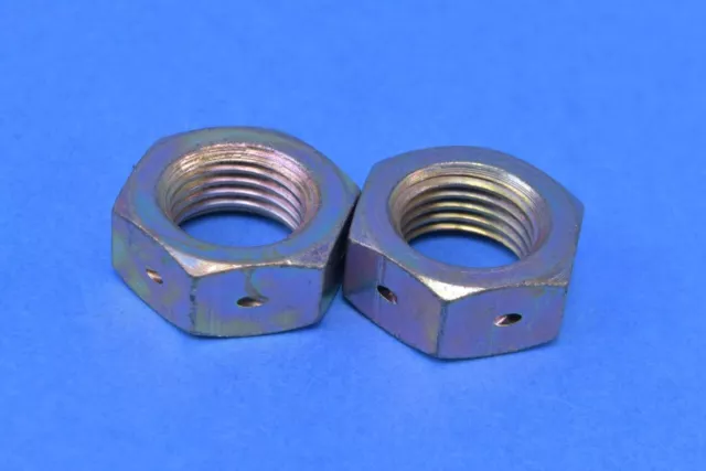 35 Aerospace Fastener Nut Jam 1/2-20 Drilled Cadmium Chromate Plated NAS5009-8 2