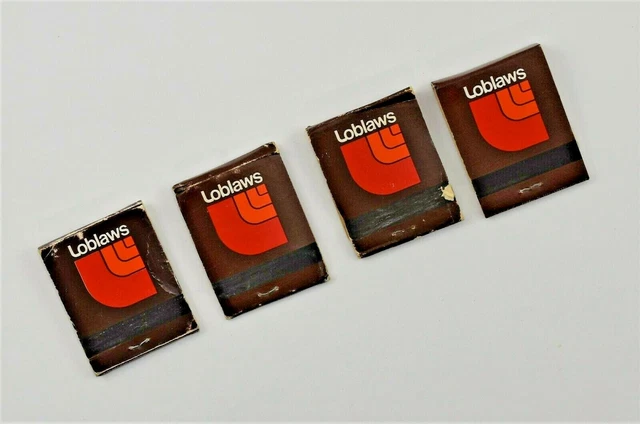 LOT OF 4 - LOBLAWS SUPERMARKETS (HQ: TORONTO, ONTARIO) Matchbook Grocery 2