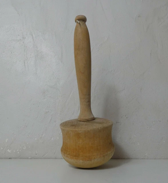 ANCIEN GROS PILON en bois art populaire EUR 14,90 - PicClick FR