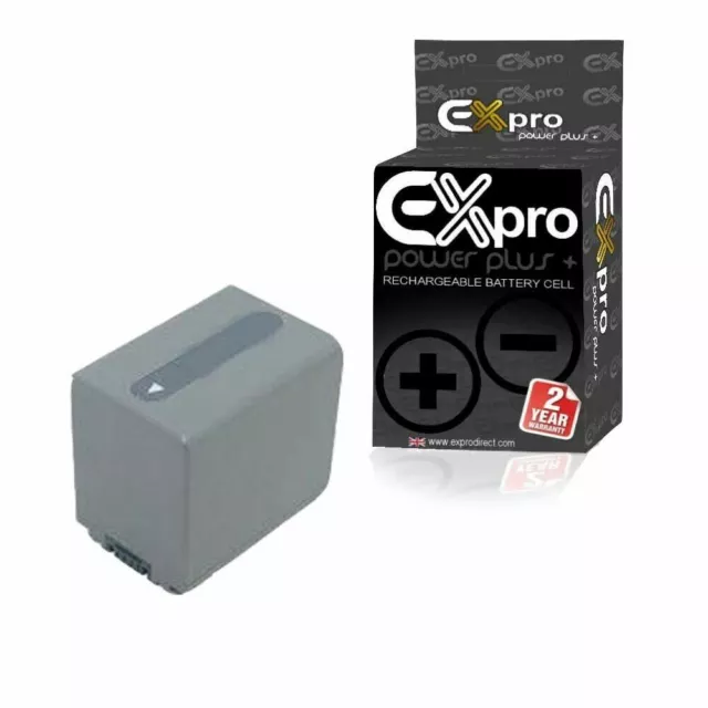 Ex-Pro Battery NPFP90 NP-FP90 for Sony DCR-HC16 DCR-SR100 DCR-DVD103 DVD105