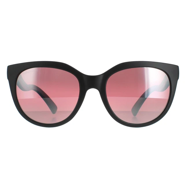 Serengeti Sunglasses Lia 8575 Satin Black Silver  Sedona Bi Mirror