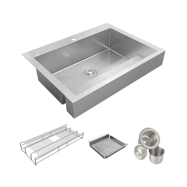 Elkay Dart Canyon ELDSSF36279DBG Stainless Steel 35-7/8" x 27-1/4" x 9-5/8", ...