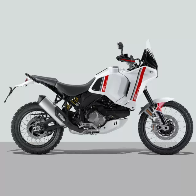 Set AUTOCOLLANTS 3D Tankpad Réservoir Garde-Boue Compatible Ducati Desertx 2022 2