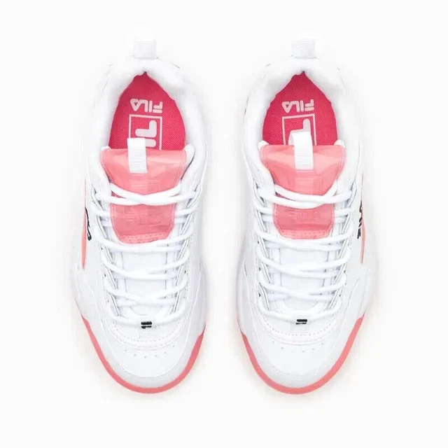 fila disruptor blanche et rouge