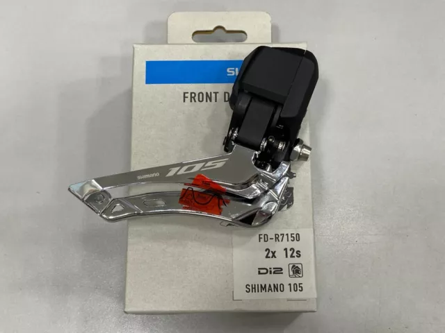 Shimano 105 Di2 FD-R7150 7150 2x12Speed Front Derailleur (Braze-On)