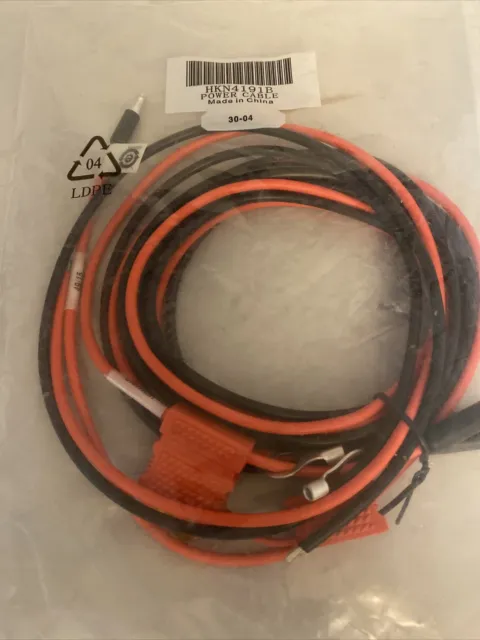 Motorola HKN4191B Power Cable for Mobile Radios, Fuselink & Terminals - NEW