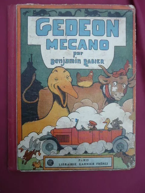 GEDEON MECANO par Benjamin RABIER librairie GARNIER FRERES 1928