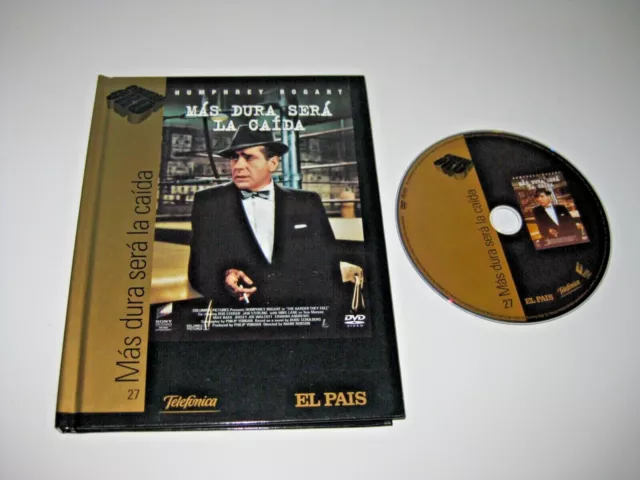 Plus Dure Sera La Chute DVD + Libro Humphrey Bogart Rod Steiger Jan Sterling