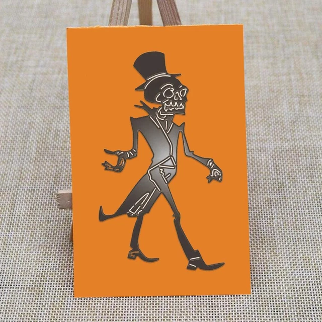 Halloween Skeleton Metal Cutting Dies Stencil Scrapbooking Album Paper M8C5