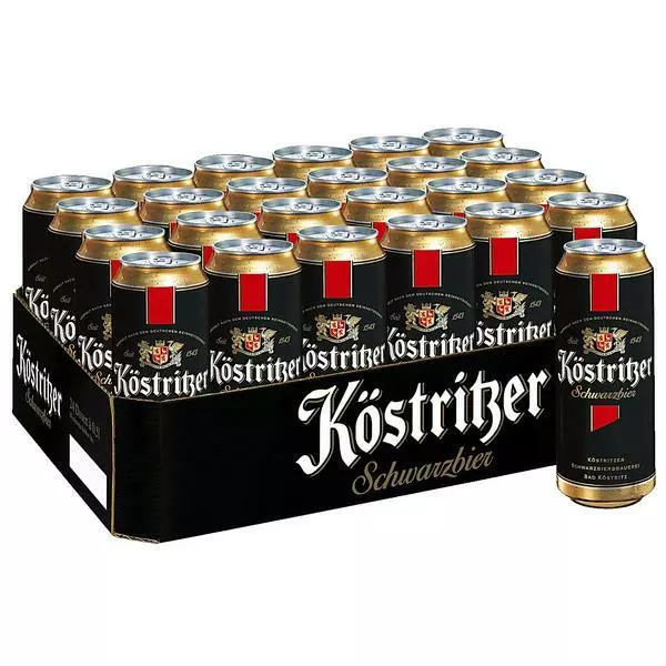 24 Dosen Köstritzer Schwarzbier a 0,5L Bier Dose Orginal inc. EINWEG Pfand