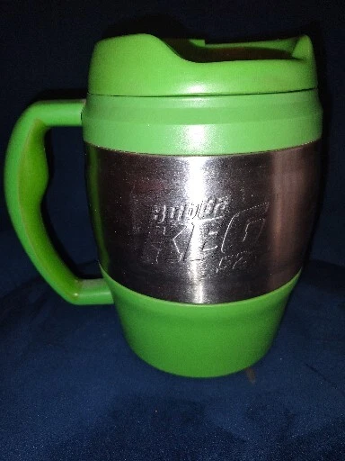 Retro 52 oz Bubba Keg Red Handled Insulated Hat Cold Travel Mug Cup 3