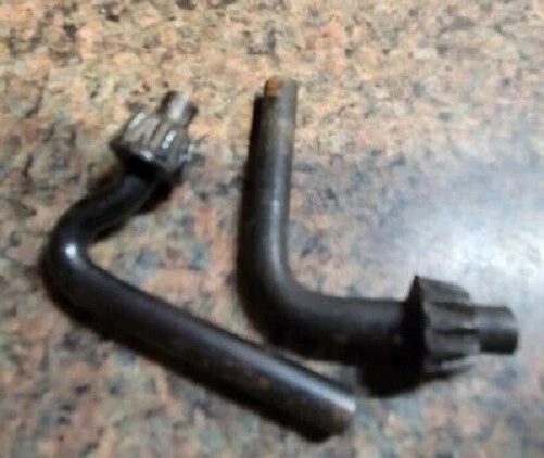 2 Vintage  Drill Chucks Keys Antique