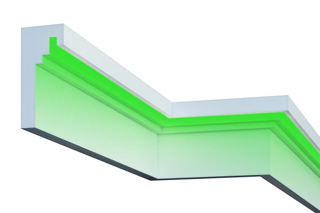 2 metros fachada LED estuco EPS PU listones de fachada resistentes a la intemperie 110x240mm KC306 2 metros fachada LED estuco EPS PU listones de fachada resistentes a la intemperie 110x240mm KC306