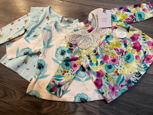 Next baby girl floral tops bundle Newborn / First Size BNWT