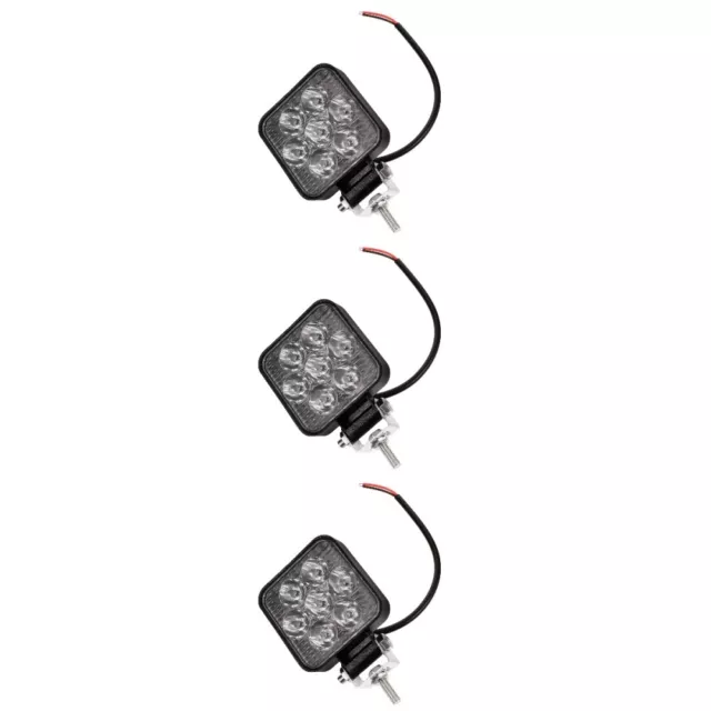 3 Pack Lumière Fonctionnante De Véhicule Hors Route Lampe Travail Feux Voiture