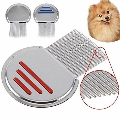 Lice Remover Nit Comb Stainless Steel Metal Tooth Head Long Teeth Gritty Comb