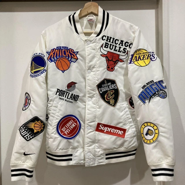 Supreme Nike/NBA Teams Warm-Up Jacket Black Men's - SS18 - US