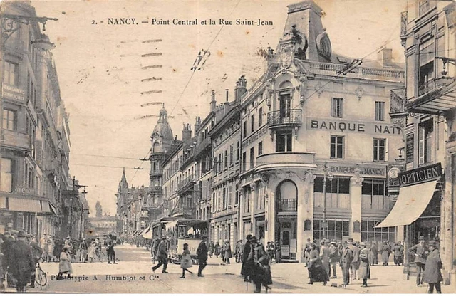 54 - NANCY - SAN38839 - Point Central et la rue Saint jean