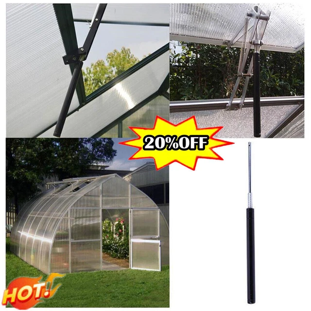 Kit Apriporta Serra Fino 7kg Ejoyous Kit Apri Finestra Automatico Per Serra, Sensibile Al Calore Solare, Lega Di Alluminio Ventilazione Automatica Serra Senza Elettricità